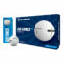 TaylorMade Distance+ Golf Balls – 1 Dozen White - Sleeve of 3