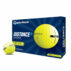 TaylorMade Distance+ Golf Balls – 1 Dozen Yellow - Box Front
