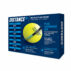 TaylorMade Distance+ Golf Balls – 1 Dozen Yellow - Box Back